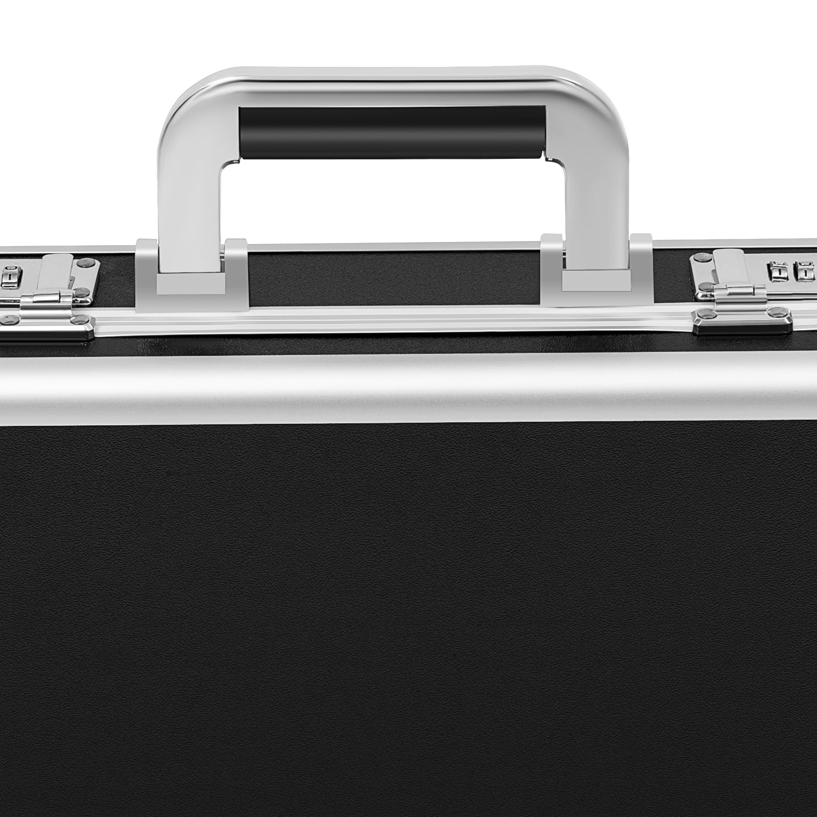 Aluminum Alloy Locking Briefcase 15.6 Inch Laptop Business Document Case with Combination Lock