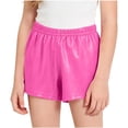 thumbnail image 3 of HAOTAGS Girls Summer High Waisted Pull-On Shorts Comfortable Casual & Athletic Summer Shorts for Kids Hot Pink Size 9/10, 3 of 10