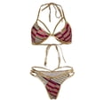 thumbnail image 2 of Traje de baño para mujer, traje de baño triangular, bikini de vendaje, ropa de playa METRO, 2 of 9