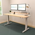 thumbnail image 4 of Versadesk Powerlift Electric Standing Desk - Split-Level, Height Adjustable Sit-to-Stand, Dual Motor & Memory for Home & Office | Maple, ( 48 x 30 ), 4 of 7