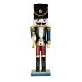 thumbnail image 1 of Figura de Cascanueces de Navidad de 10 pulgadas, adorno de mesa de madera con diseño de dibujos animados Estilo B, 1 of 9