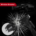 thumbnail image 3 of emergencia automático 3 en 1 con interruptor de ventana y cortador de cinturón de seguridad, herramienta de escape de emergencia negra llamativa para accidentes automovilísticos XianweiShao 8390615124317, 3 of 5