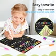 thumbnail image 5 of First Day of School Board Sign 11"x14" Double Sided Reusable and Erasable 1st First & Last Day Chalkboard Sign with 7 Liquid Chalk Markers Photo Prop Gift Back to School Supplies DIY Board for Kinder, 5 of 11
