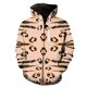 thumbnail image 1 of Sudadera con capucha y cremallera con estampado 3D de animales abstractos para hombre, ropa de calle para adolescentes, gran oferta 2024, divertida y genial, estilo Harajuku de manga larga de gran tam, 1 of 6