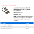 thumbnail image 2 of Automatic Transmission Filter Kit - Compatible with 1968 - 1970 GMC G15/G1500 Van 1969, 2 of 2