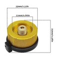 thumbnail image 5 of 2 Pcs Adaptateur de Cylindre de Gaz de Camping Tête de Conversion de Gaz Connecteur de Buse Adaptateur de Valve de Réchaud pour Cartouche de Butane à Visser, 5 of 5