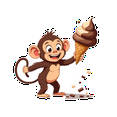 thumbnail image 5 of Cartoon Monkey Theme Stickers, Waterproof Monkey Theme Sticker for Water Bottle Laptop Phone Cases Planner Skateboard Luggage Helmet Party Favor Decor, Ideal for Adults Teens Teacher Rewards, 5 of 9