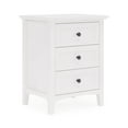 thumbnail image 5 of Modus Furniture Grace Three Drawer Nightstand in Snowfall White, 5 of 5