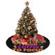 thumbnail image 4 of Falda para árbol de Navidad de Hocus Pocus, suave y divertida, decoración navideña navideña de granja de 36", 4 of 4
