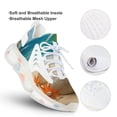 thumbnail image 3 of 2024 Seashell On The Beach Women Or Men Lace Up Flat Sneakers Female Mesh Walking Footwear, 3 of 8