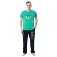 thumbnail image 6 of DC Comics Mens' Green Lantern Logo Character Distressed Sleep Pajama Set, 6 of 6