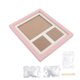 thumbnail image 1 of Baby Handprint Footprint Maker Kit Photo Frame White Mud DIY Baby Footprint Keepsake Kit Newborn Imprint Set Pink Photo Frame, 1 of 4