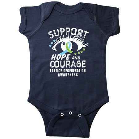 

Inktastic Lattice Degeneraton Support Hope and Courage Gift Baby Boy or Baby Girl Bodysuit