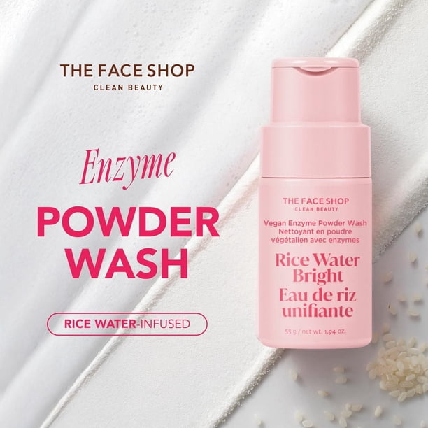 【soou】Powder Wash ＆クリーム soou】Powder Wash ＆クリーム THE FACE SHOP Rice Water Bright Vegan