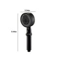 RBCKVXZ High Pressure Shower Head, 8Settings Handheld Showerhead with