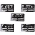 thumbnail image 1 of Dental Bracket, Brackets for Braces, 5 Sets 100 Pcs Dental Braces Teeth Model Mini 022 Slot 345 Hooks, 1 of 5