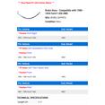 thumbnail image 2 of Brake Hose - Compatible with 1980 - 1994 Ford F-350 4WD 1981 1982 1983 1984 1985 1986 1987 1988 1989 1990 1991 1992 1993, 2 of 2