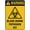 Warning Sign 6, variant on Blood Borne Pathogen Kit Aluminum Warning Sign 12 x 8 Inches - Security Sign, Outdoor Indoor Use for Office, Workshop, Medical, First Aid Alert