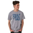 thumbnail image 4 of US Air Force USAF Dad Military Father Men Big & Tall Graphic Tee Brisco Brands 5X, 4 of 5
