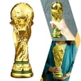 thumbnail image 4 of Réplica del trofeo de la Copa Mundial de Fútbol, modelo de resina, recuerdo para fanáticos, 4 of 5