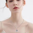 thumbnail image 2 of Taioiat Double Birthstone Necklaces for Women 18K Gold Plated Birthstone Rose Flower Jewelry Anniversary Valentines Day Mother's Day Birthday Gifts for Her Wife Girlfriend Mom, 2 of 7