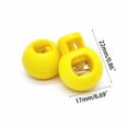 100 Pieces Plastic Cord Locks Assorted Colors Fastener Toggles for ...