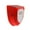 Red, variant on 3.7*3.1'' Solar Light & Sound Alarm Motion with Sound Outdoor Motion Sensor Strobe Light Gunshot Sound Alarm Noise Maker Warning Lamp for Pasture, Farm, Yard, Barn, Home