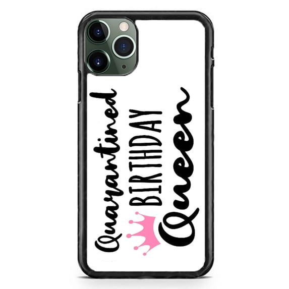 Pink Social Distancing Queen virus Case Shockproof Hard Rubber Custom Case Cover For iPhone Xs Max