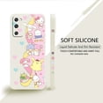 thumbnail image 1 of Hello Kitty Cinnamoroll Kuromi Family Liquid Case For Samsung Galaxy S22 S21 S20 FE Ultra S10 S9 S8 Plus S10e Note 20 10 Lite xuanjing unisex, 1 of 2