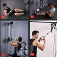 thumbnail image 3 of A Pair Cable Machine Attachment Gym Handles Tricep Rope Pull Down Attachment, 3 of 11