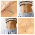 thumbnail image 3 of YSABOXY 1pcs Waist Chain Unique Stylish and Fashionable with A Belly Button Rings New D0, 3 of 5