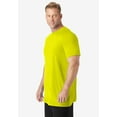thumbnail image 3 of KingSize Men's Big & Tall No Sweat Longer-Length Short Sleeve Crewneck Tee, 3 of 5