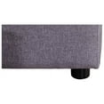 thumbnail image 5 of Bowery Hill Linen Blend Sleeper Sectional Sofa with Storage and Pillows in Gray, 5 of 15