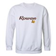 thumbnail image 1 of W Republic 556-371-WHT-05 Men Rowan University Script Crew Fleece, White - 2XL, 1 of 1