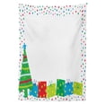 thumbnail image 3 of Ambesonne Party Tablecloth Rectangular Table Cover, Christmas New Year, 52"x70", Multicolor, 3 of 4