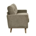 thumbnail image 7 of Aukfa 68" Small Sofa Couch Comfy Mid Century Modern Loveseat Sofa for Living Room Bedroom, Khaki, 7 of 7