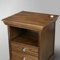 Casual Home Lincoln Modern Wood Nightstand with Concealed Compartment