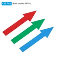 thumbnail image 3 of Uxcell Directional Arrow Sticker, 36 Pack PVC Removable Self Adhesive Decal, Red/Blue/Green, 3 of 6