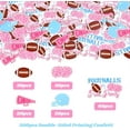 thumbnail image 6 of 200pcs Football Gender Reveal Decorations Confetti, Football or Pom Poms Gender Reveal Decorations, Double-Side Printing Confetti Pink Blue for Sport Theme Boy Girl Baby Shower, 6 of 7