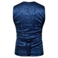 thumbnail image 4 of SDNall Men Color Matching Casual Double-Breasted Button Workwear Waistcoat, 4 of 4