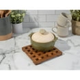thumbnail image 2 of Teak Square Trivet 8" Square, 2 of 5