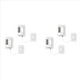 thumbnail image 1 of Cerradura de Nevera con Código, Paquete de 4 Cerraduras de Nevera, Sin Taladrar, Cerraduras de Nevera para Frigoríficos, Enfriador de Vino, Cajón de Ventana, 1 of 5