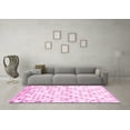 thumbnail image 3 of Ahgly Company Indoor Round Southwestern Pink Country Area Rugs, 8' Round, 3 of 4