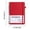 Red, variant on YFTDEF Coil Binding Notebook, Portable Business Diary, Thick Lined Paper for Note-taking, Ideal for Office Meetings and Daily Work Planning, Perfect for Professionals, Red