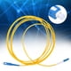thumbnail image 4 of Lot de 2 câbles de raccordement à fibre optique LC/UPC vers SC/UPC, 3 mètres, jaunes, 4 of 4
