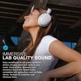thumbnail image 2 of JLab JBuds Lux ANC Auriculares inalámbricos, Blanco nube, Cancelación activa de ruido híbrida, Sonido personalizable, Compatible con audio espacial, Auriculares Bluetooth supraaurales premium, 2 of 5