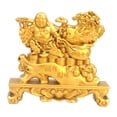 thumbnail image 2 of Maitreya Riendo Buda Estatua de la Estatua Decoración 8.3x7.7 cm Feng Shui Ornament Escultura para sala de estar multifuncional, 2 of 8