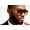 Brown, variant on Clear Lens Eye Glasses Gold Frame Hip Hop Model Classy Square