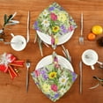thumbnail image 4 of GZHJMY Colorful Garden Flowers Napkins Table Decorations Napkin Set for Gift Giving, Dining, Parties 20 x 20in, 4 of 7