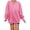 Pink, variant on Sherrylily Women Oversized Long Sleeve Sweatshirts Round Neck Casual Pullover Top